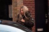 Talk show host, Wendy Williams, leaving a sober house