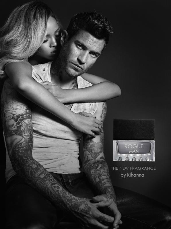 Rihanna ROGUE-MAN Photo Ad-Campaign Image Parlux-Fragrances