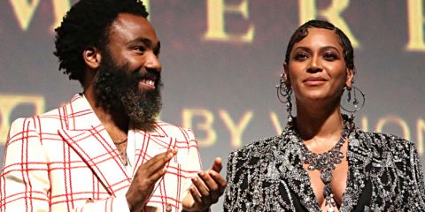 Actors, Donald Glover and Beyonce starring in Disney's remake of The Lion King