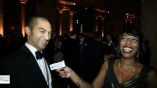 What&#039;s The 411 correspondent Kizzy Cox and National Book Award Finalist for Poetry, Adrian Matejka, having a good laugh at National Book Awards