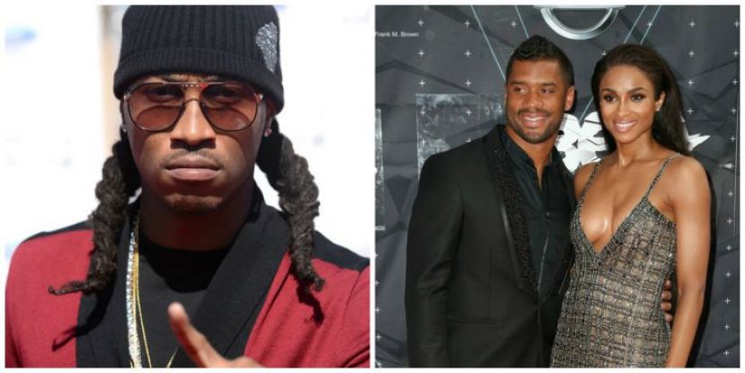 Rapper Future feuding with singer Ciara over her new relationship with NFL Super Bowl-winning quarterback Russell Wilson