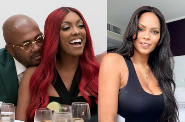 Porsha Williams of Real Housewives of Atlanta and Dennis McKinley (left) and WAGS Atlanta star, Sincerely Ward (right).