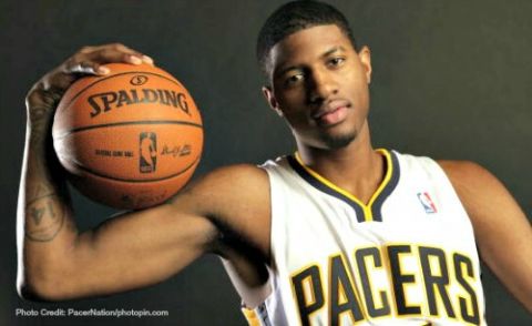 Indiana Pacers small forward/shooting guard, Paul George