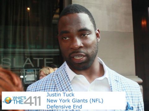 New York Giants' Justin Tuck hosted his annual Tuck's Celebrity Billiard's Tournament presented by RXR