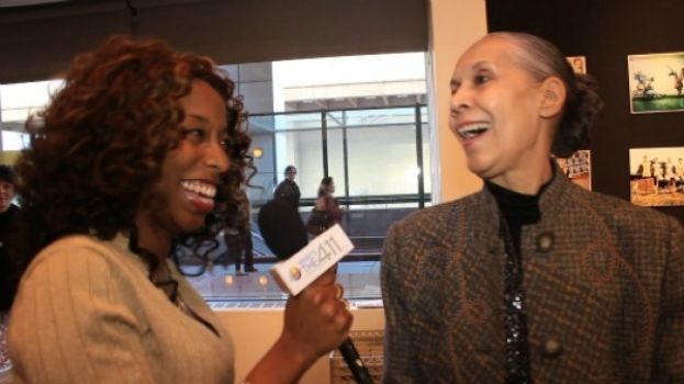 What&#039;s The 411TV reporter, Kizzy Cox (left), and the legendary dancer Carmen de Lavallade