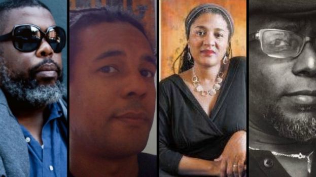 2017 Pulitzer Prize winners (from left to right): Hilton Als, Colson Whitehead, Lynn Nottage, and Tyehimba Jess