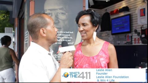Leslie Allen, former professional tennis player and Founder, Win 4 Life and the Leslie Allen Foundation