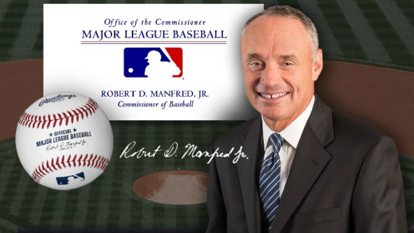 Newly minted Major League Baseball Commissioner Rob Manfred
