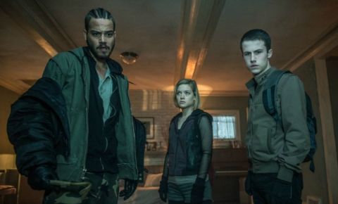 Photo (from left to right): Don't Breathe stars Daniel Zovatto, Jane Levy, and Dylan Minnette