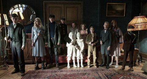 Some of the cast members of Miss Peregrine's Home for Peculiar Children