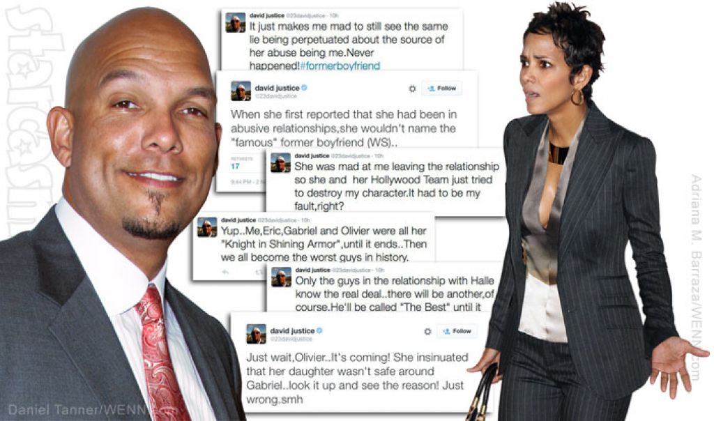 Halle Berry Ex- Husband David Justice Goes on Twitter Rant; Eric