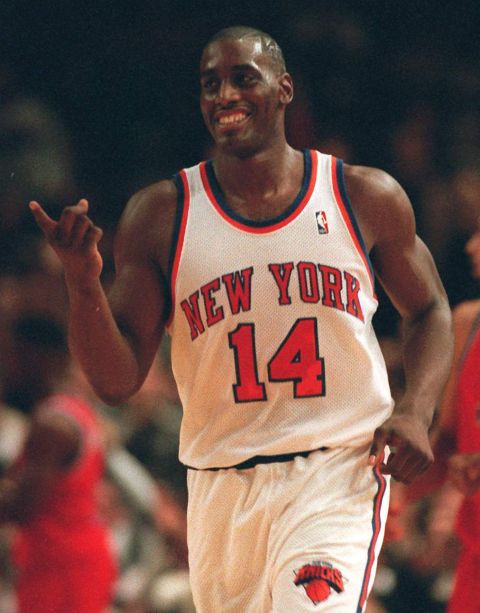 Former New York Knick forward Anthony Mason