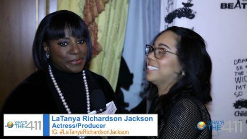 Actress LaTanya Richardson and her husband, actor Samuel L. Jackson, receive awards fromthe Children's Defense Fund