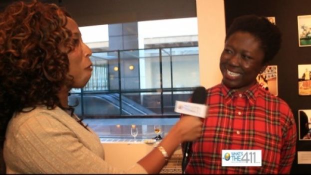 African Filmmaker Frances Bodomo talking with What's The 411's Kizzy Cox at the 20th New York African Film Festival at Lincoln Center